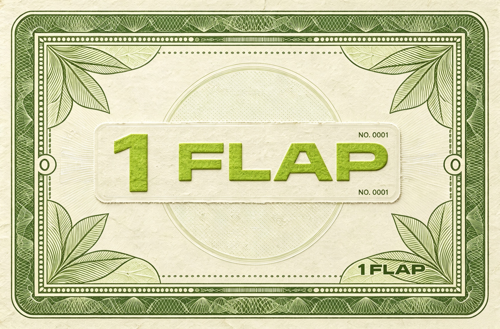 1 FLAP banknote