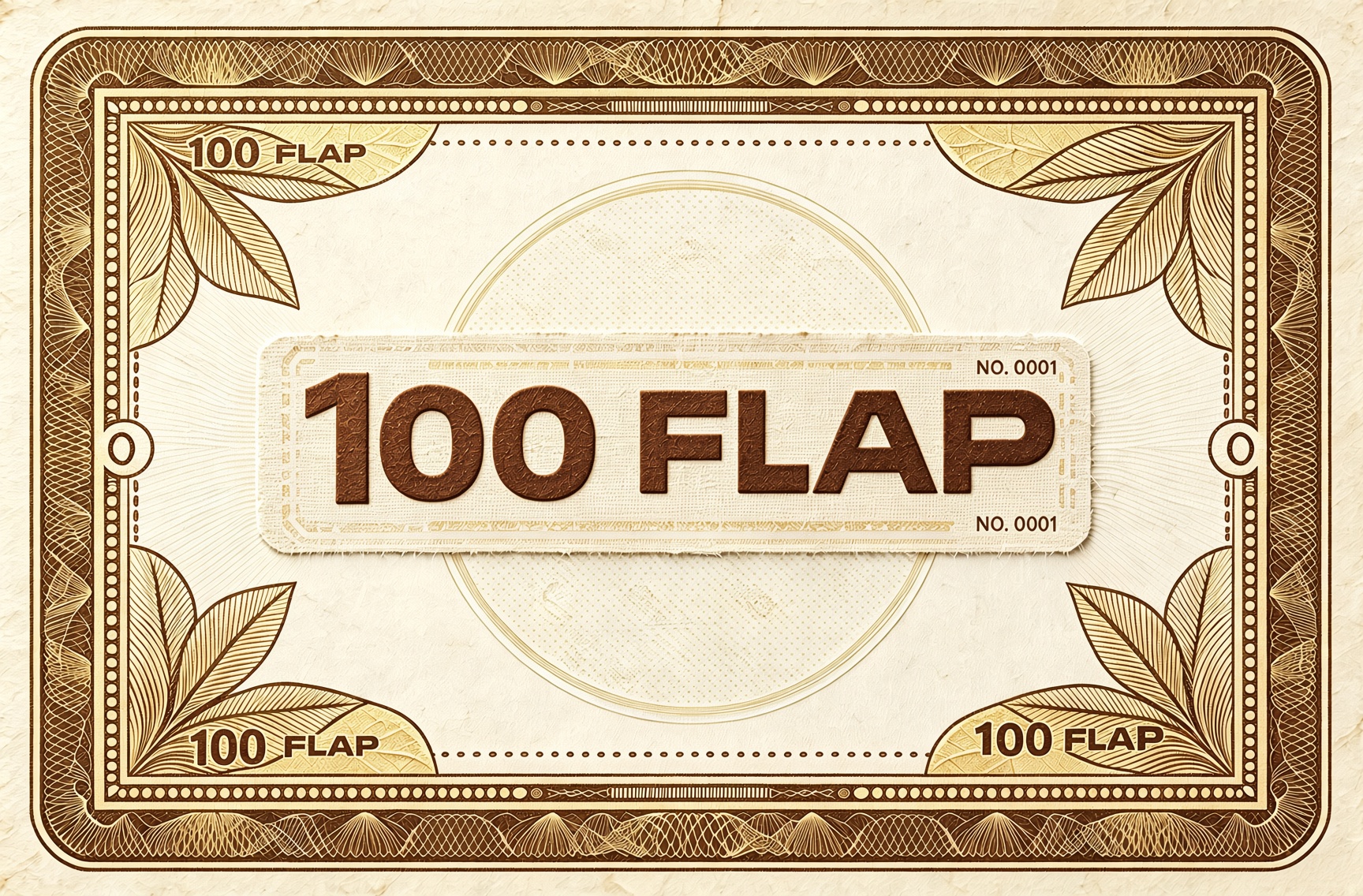 100 FLAP banknote