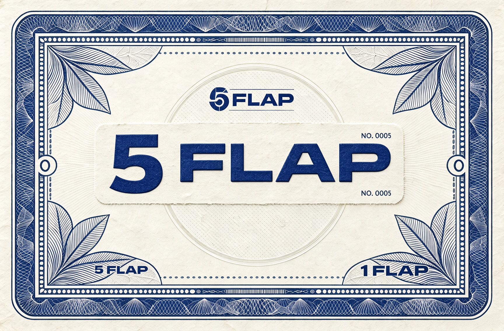 5 FLAP banknote